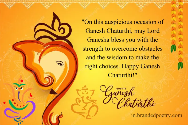 ganesh chaturthi invitation message in english
