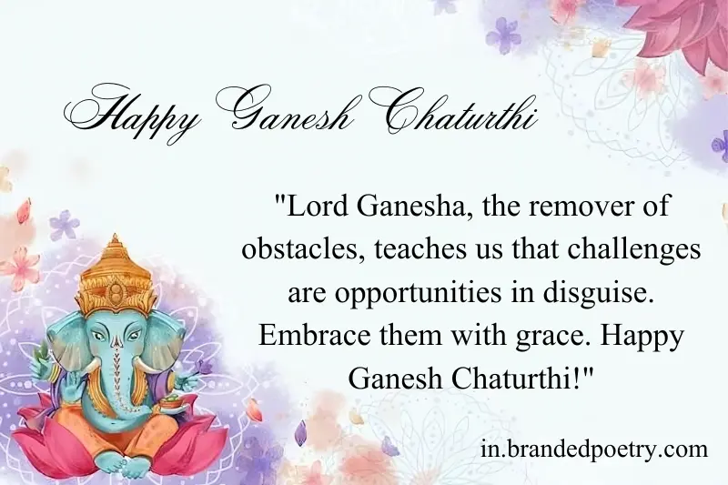 happy ganesh chaturthi quote in english