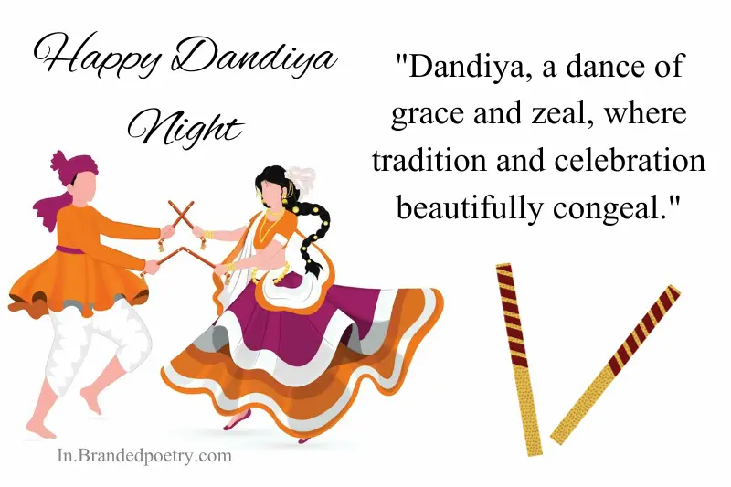 best line on dandiya dance in english