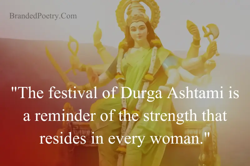 happy durga ashtami quote in english