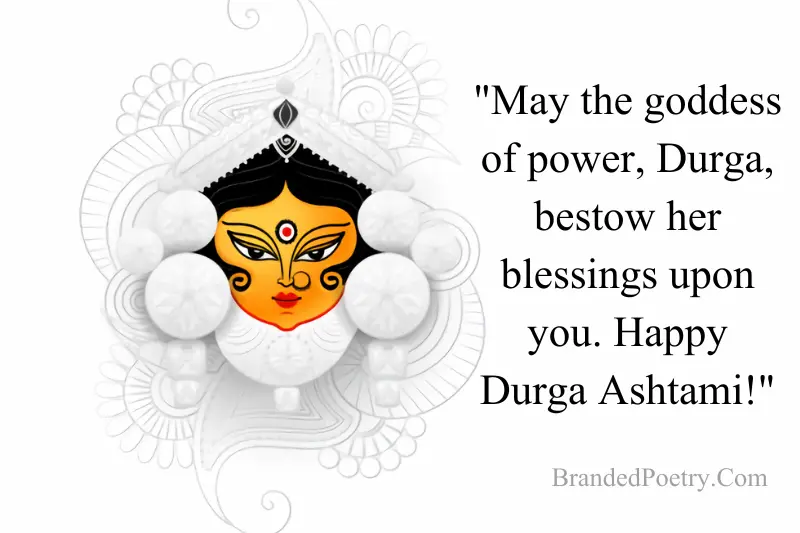 happy durga ashtami wishing card