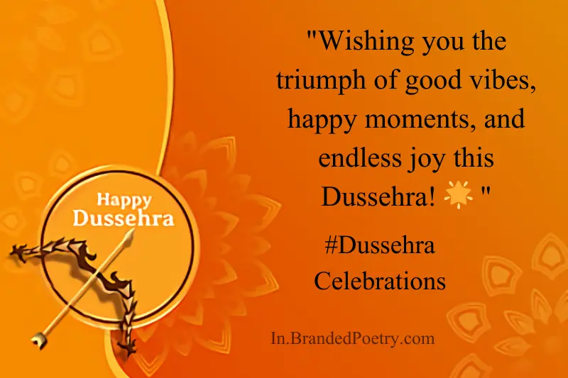 happy dussehra caption in english