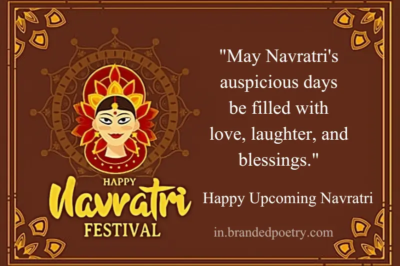 happy navratri quote in advance