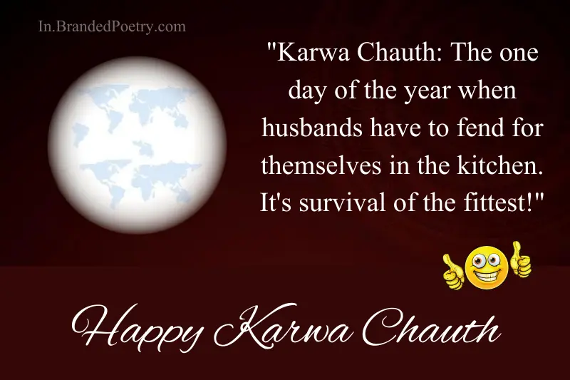 karwa chauth funny quote