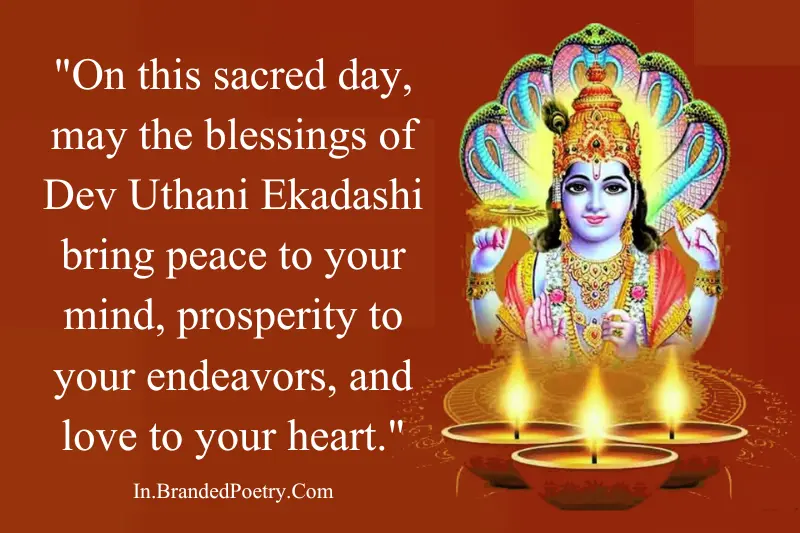 happy dev uthani ekadashi wish card
