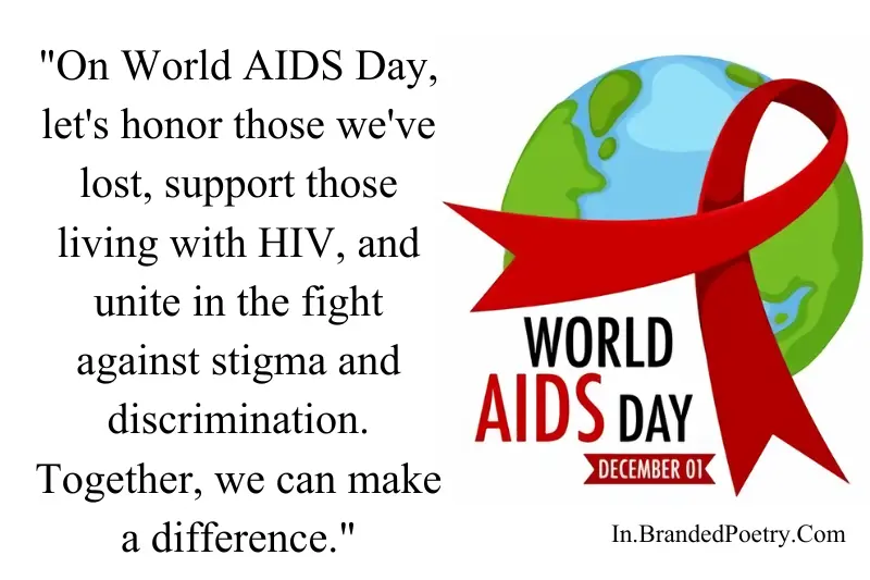 world aids day messages
