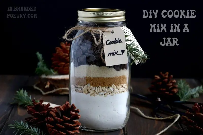 diy cookie mix in a jar