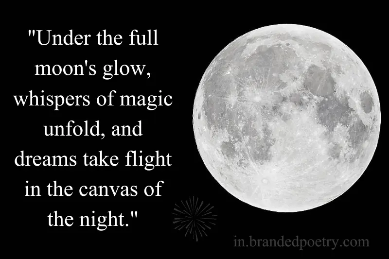 full moon sayings
