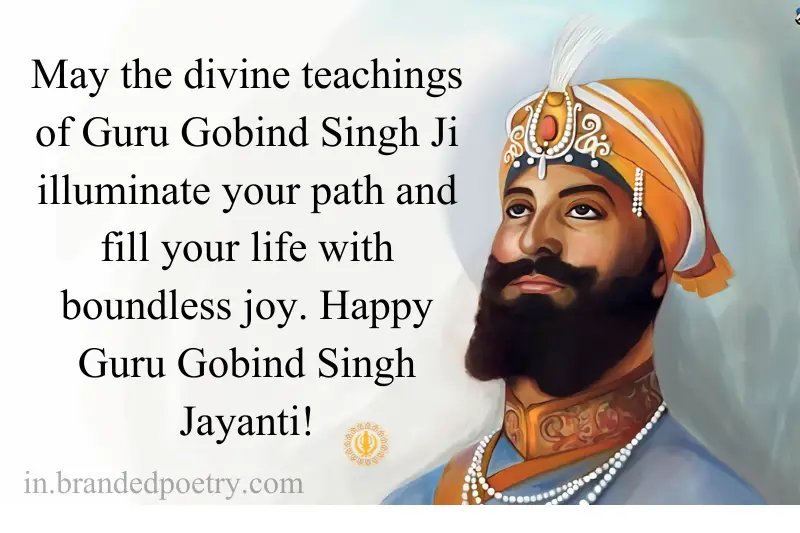 guru gobind singh jayanti wishes