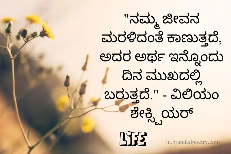 quotes on life in kannada