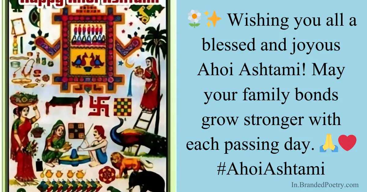 Happy Ahoi Ashtami Wishes & Status [2024] – Ashtami Greetings