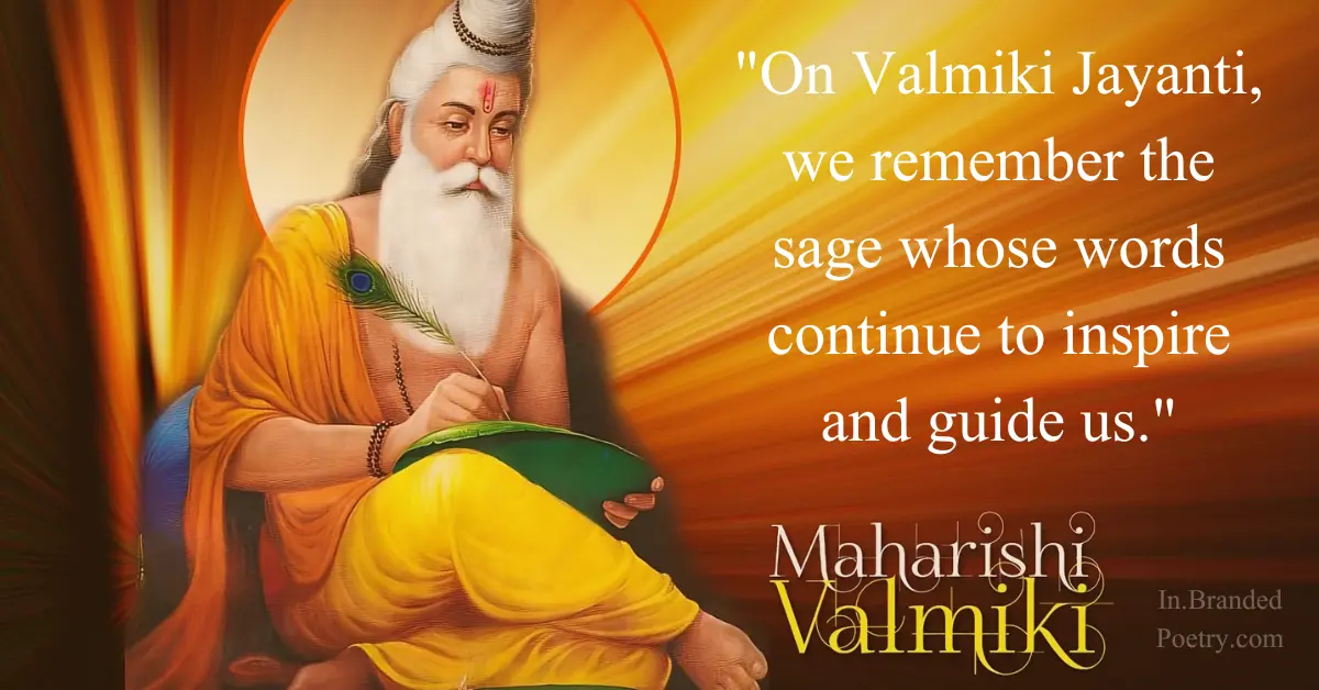 Maharishi Valmiki Jayanti Wishes, Quotes, Status & Shayari 2024