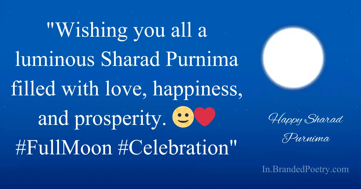 Happy Sharad Purnima Wishes, Quotes, Shayari & Status [2024]