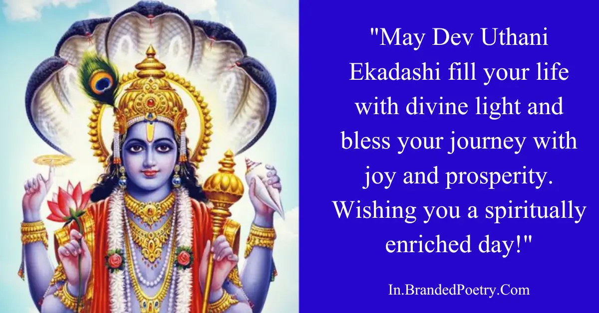 Happy Dev Uthani Ekadashi Wishes & Status [2024]