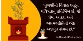 Happy Tulsi Vivah Quotes & Wishes In Gujarati [2024] 