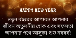 Happy New Year Wishes, Quotes & Greetings In Bengali [2024] 