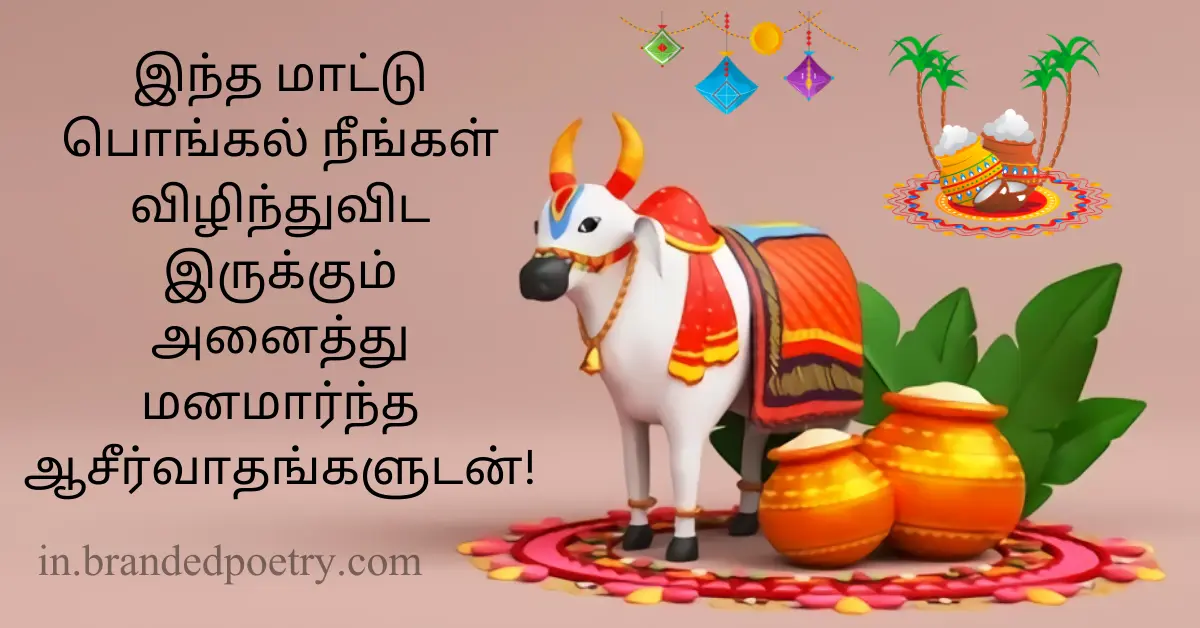 30+ Happy Mattu Pongal Wishes & Quotes In Tamil [2024] 