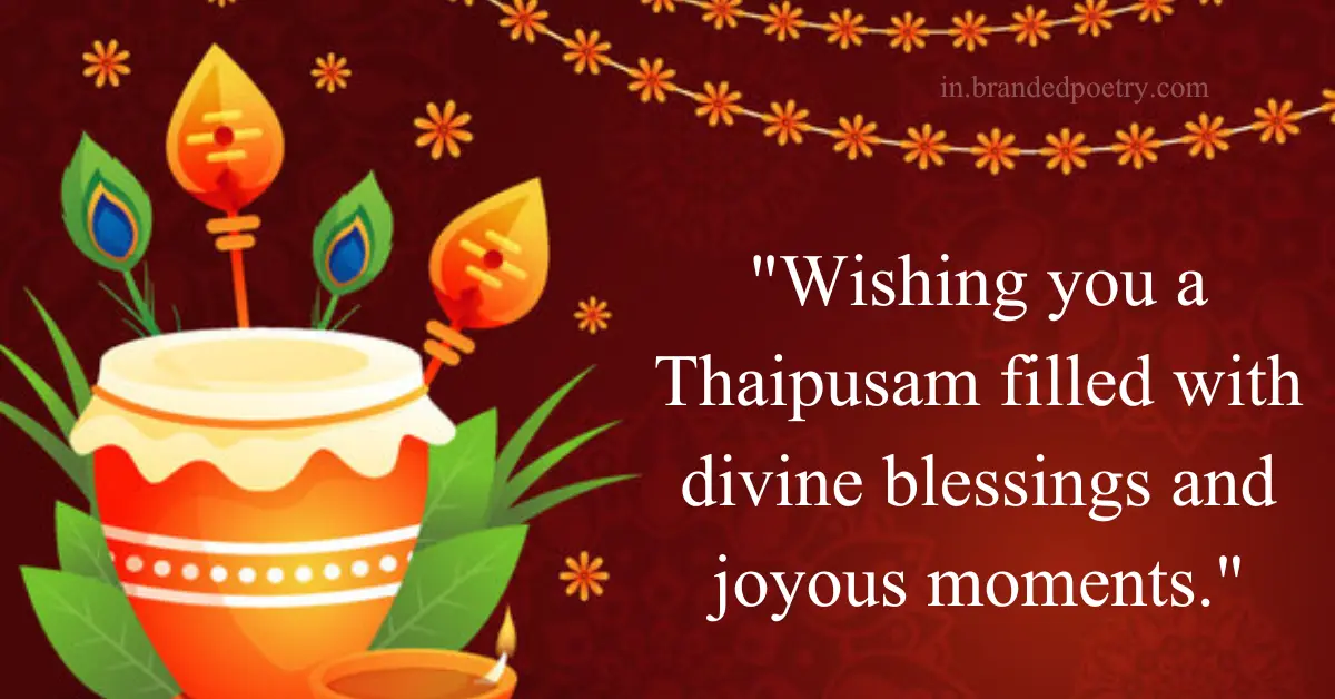 30+ Happy Thaipusam Wishes & Greetings [2024]