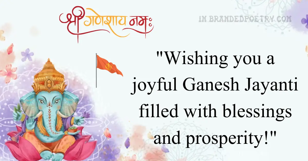 30+ Best Ganesh Jayanti Status & Wishes [2024]