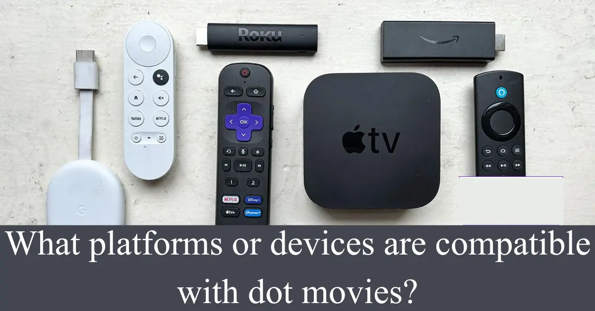 What platforms or devices are compatible with dot movies