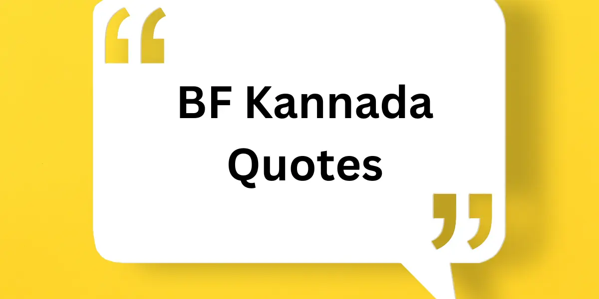 BF Kannada Quotes
