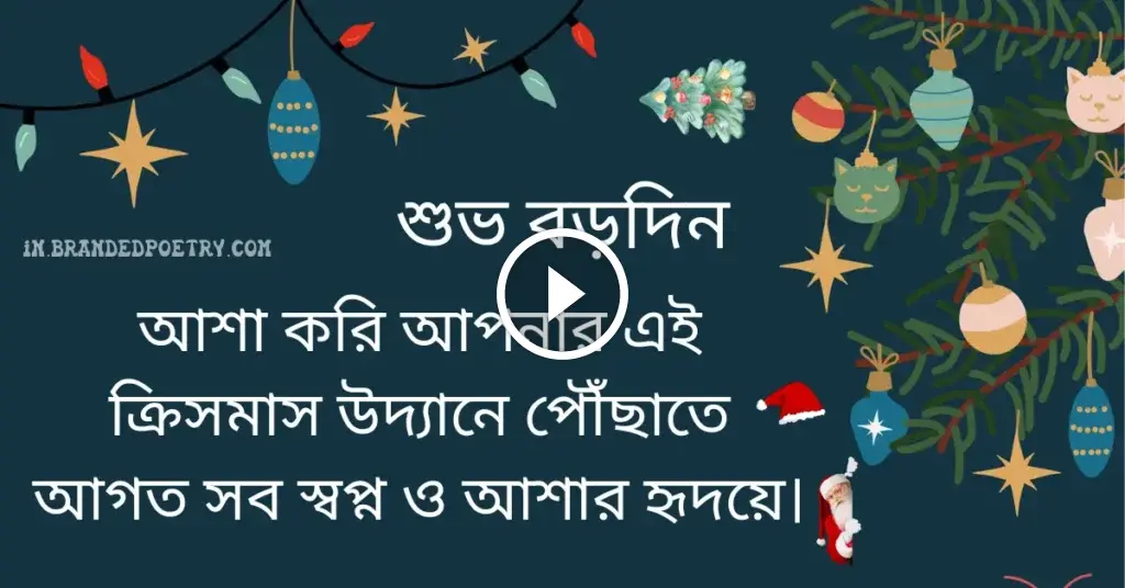 Merry Christmas Wishes In Bengali [2024] বড়দিনের শুভেচ্ছা